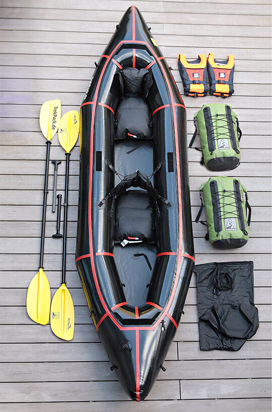  Anfibio Nano RTC Das Anfibio Nano RTC ist mit nur 1,25kg das leichteste Packraft in unserer ausgewählten TrekPack Flotte.