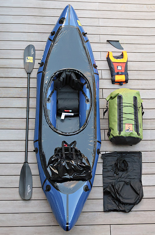  Anfibio Nano RTC Das Anfibio Nano RTC ist mit nur 1,25kg das leichteste Packraft in unserer ausgewählten TrekPack Flotte.